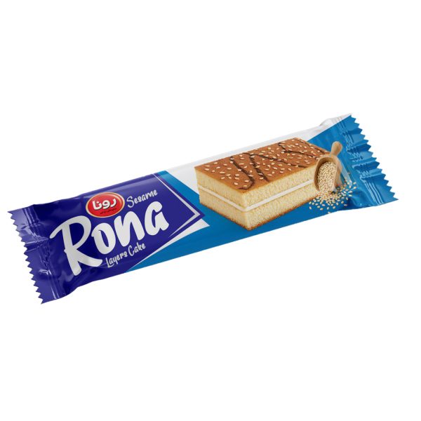 کیک لایه ایی کنجدی